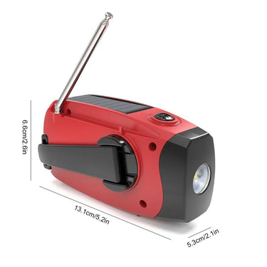 Emergency Solar Hand Crank Radio & Power Bank - InspiredGrabs.com